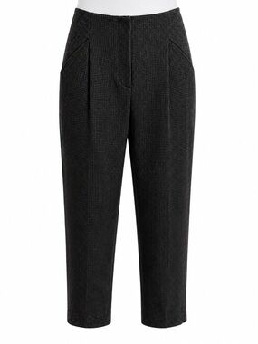 Size 6 Wilfred‎ Women’s Wool Cashmere Houndstooth Cropped Pleated Pants